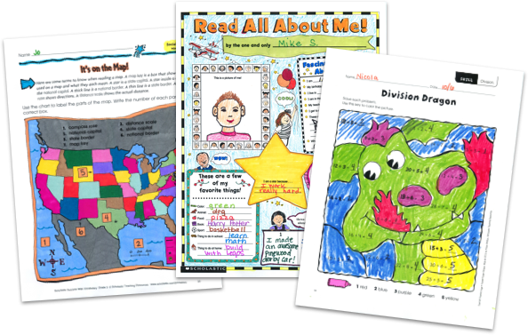 3rd Grade Math Worksheets Scholastic