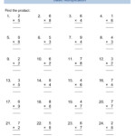 3rd Grade Multiplication Worksheets For Extra Practice More Printable