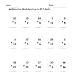 3rd Multiplication Worksheets