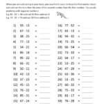 8 Free Printable Math Computation Worksheets Spelling Worksheets