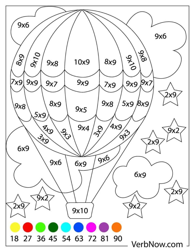 Addition Coloring Worksheets Worksheets For Kindergarten