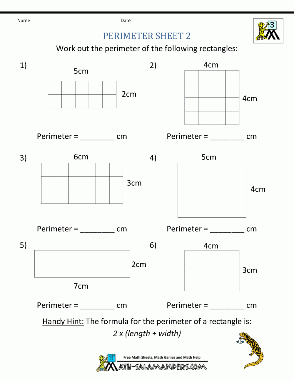 Area And Perimeter Homework Help Area And Perimeter