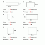 Area And Perimeter Worksheets Rectangles And Squares Free Printable