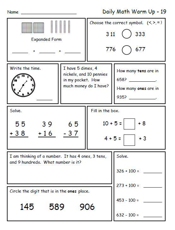 Common Core Second Grade Math Yahoo Image Search Results Daily Math 