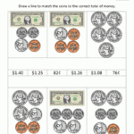 Counting Change Worksheets