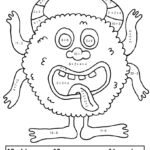 Detailed Monster Color By Number Coloring Pages Free GianniilDelacruz