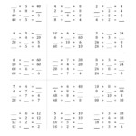 Division Tables 1 12 Practice Sheet Times Tables Worksheets Division