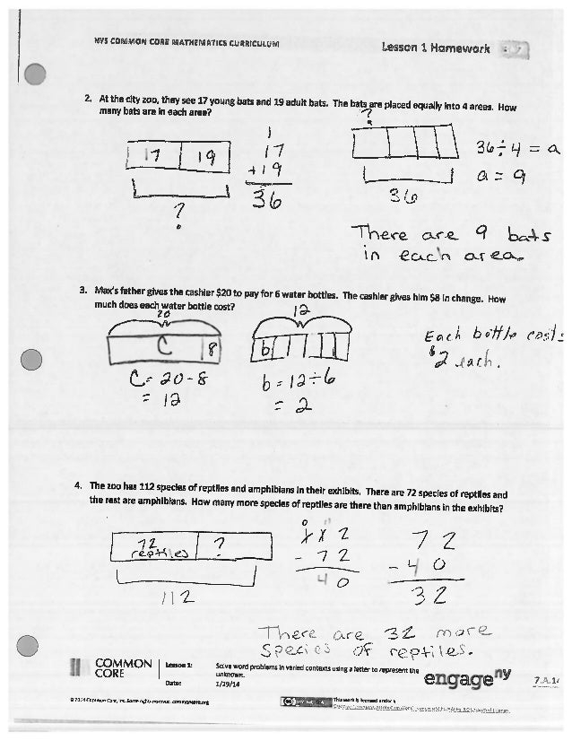 Eureka Math Homework Helper Grade 1 Module 2