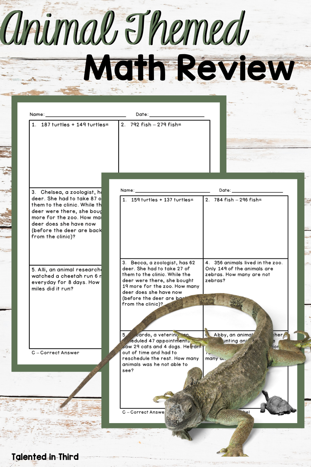 Everyday Math 3rd Grade Unit 4 Review Sara Battle s Math Worksheets