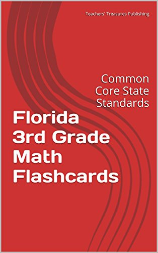 Florida 3rd Grade Math Flashcards Common Core State Standards English 