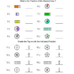 Fraction Worksheets For Grade 3 For Learning Fraction Worksheets For