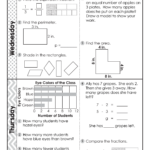 Free 3rd Grade Daily Math Spiral Review Teacher Thrive Math Review