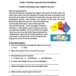 Free 3rd Grade Reading Comprehension Worksheets Multiple 3rd Grade