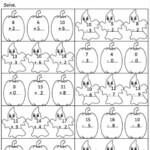 Free October Halloween Addition Subtraction Up To 20 Worksheet
