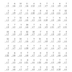 Free Printable 3rd Grade Multiplication Worksheets Times Tables