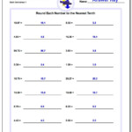 Free Printable 4Th Grade Rounding Worksheets Lexia s Blog