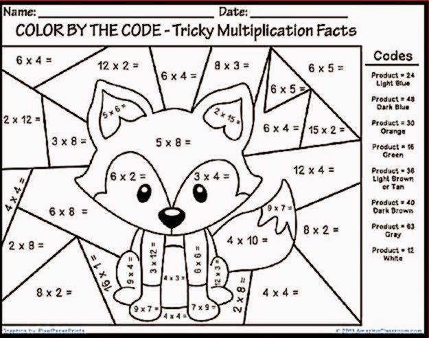 Fun Multiplication Worksheets Grade 3 In 2020 Math Coloring 