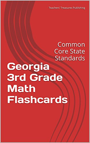 Georgia 3rd Grade Math Flashcards Common Core State Standards English 