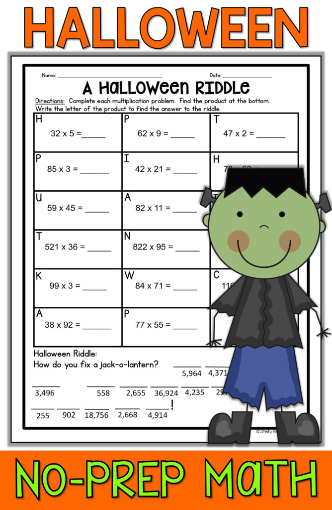 Halloween Math Games Printable