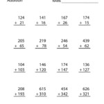 Learn And Practice Addition With This Printable 3rd Grade Elementary