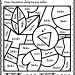 Multiplication Coloring Worksheets Times Tables Worksheets