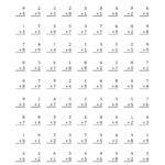 Multiplication Worksheet For Grade School Learning Printable 5 Best