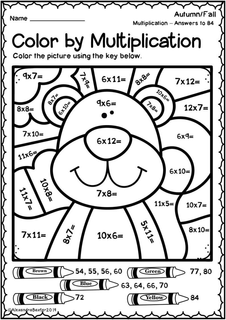 Multiplication Worksheets Grade 3 Coloring Sara Battle s Math Worksheets