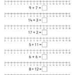 Number Line Addition Worksheets SB12217 SparkleBox Number Line