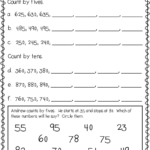 Page 5 Of 6 Classroom Skip Counting 3rd Grade Math Worksheets 3rd