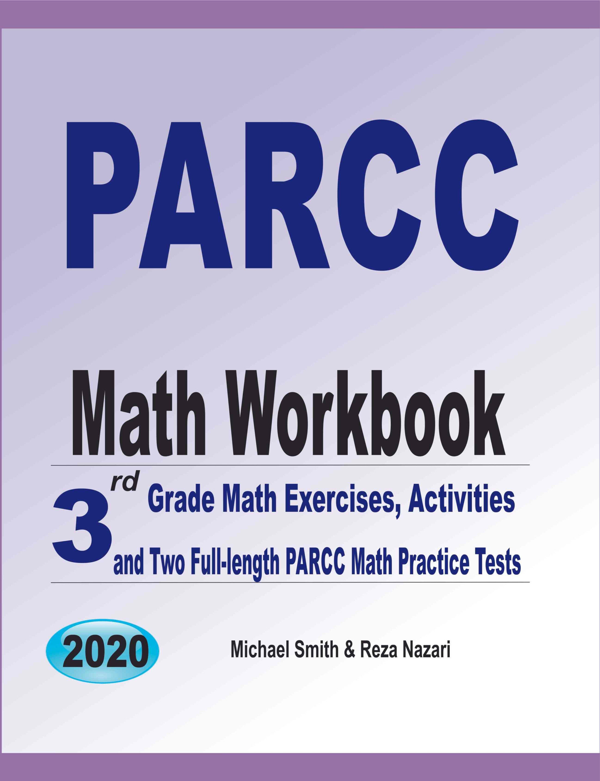 PARCC Math Workbook 3rd Grade Math Exercises Activities And Two Full 