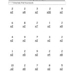 Printable Multiplication Worksheets 2S Printable Multiplication Flash