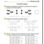 Properties Of Multiplication Worksheet For Grade 3 Multiplication