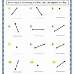 Rays Lines Line Segments Worksheet New Lines Line Segments And Rays