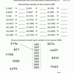 Rounding Numbers Worksheet Nearest 1000 3 Rounding Math Worksheets