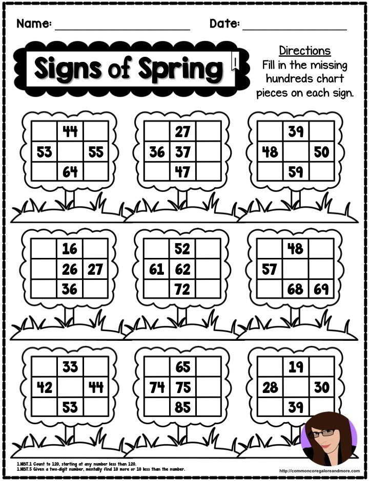 Spring FREEBIE Sample Math Pack Grades 1 4 Spring Math Spring Math