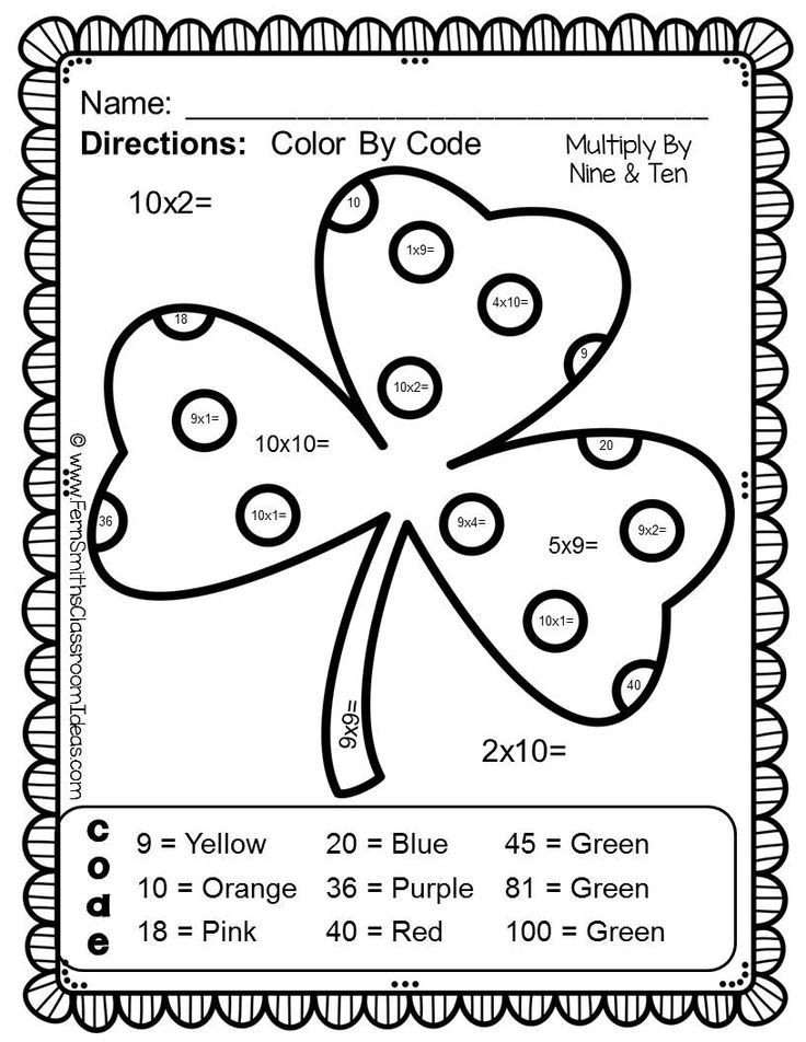 St Patrick s Day Math Math Projects Fern Smith s Classroom Ideas 