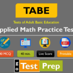 TABE Applied Math Practice Test 2 Sample Question Level A