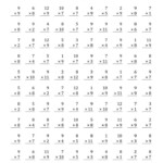 The Multiplying 1 To 12 By 7 8 And 9 A Math Worksheet Idea Blog