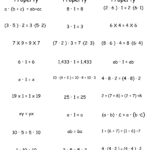 13 Commutative And Associative Properties Worksheets Worksheeto