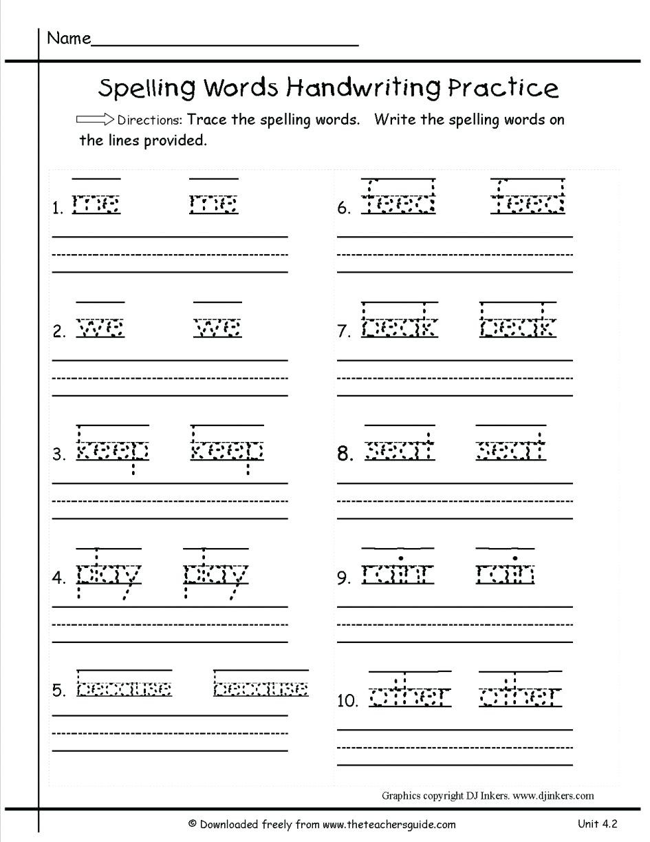 1st Grade Writing Worksheets To Printable Math Worksheet Short Story