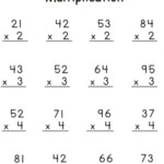 2 Digit By 2 Digit Multiplication Worksheets 2 By 2 Digit