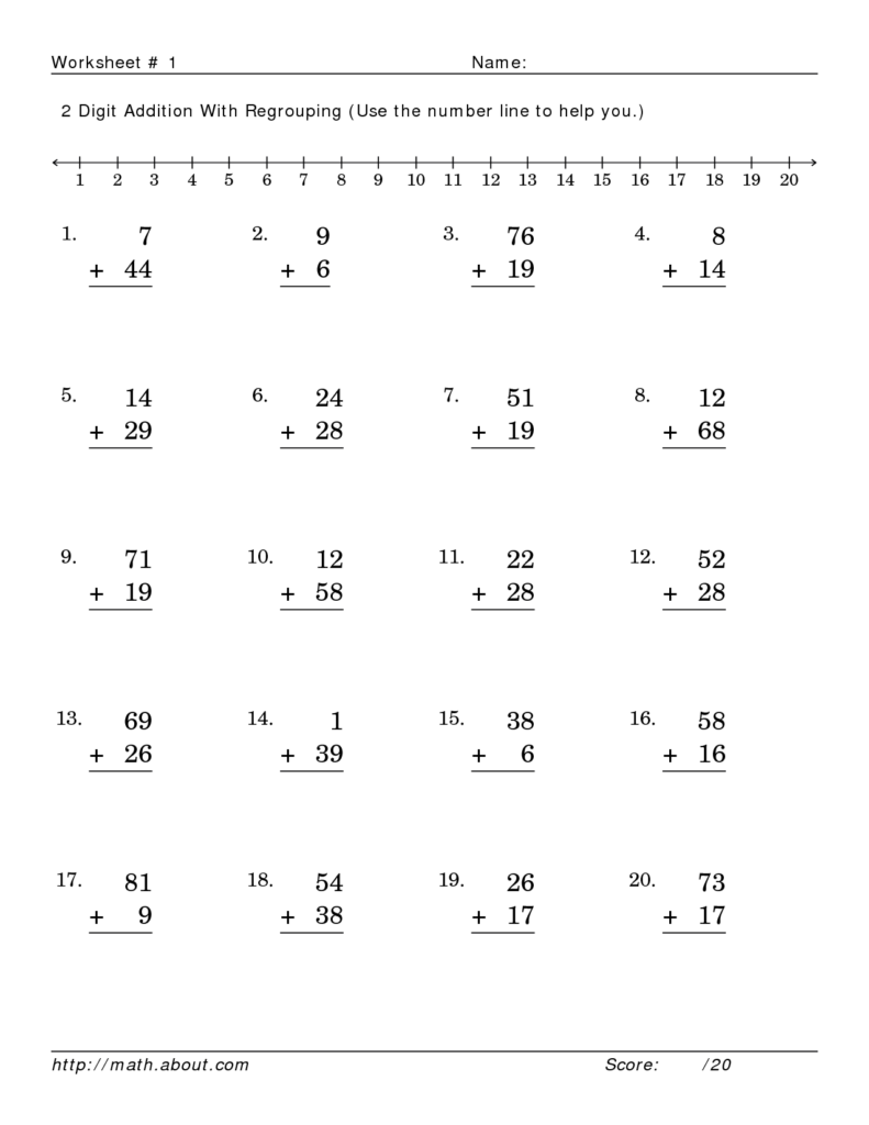3Rd Grade Addition And Subtraction Worksheets