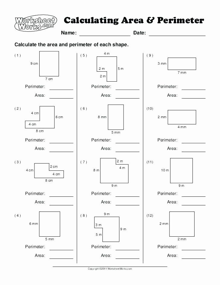 3Rd Grade Area And Perimeter Worksheets Worksheet Answers