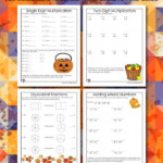 3rd Grade Halloween Math Worksheets Multiplication And Division