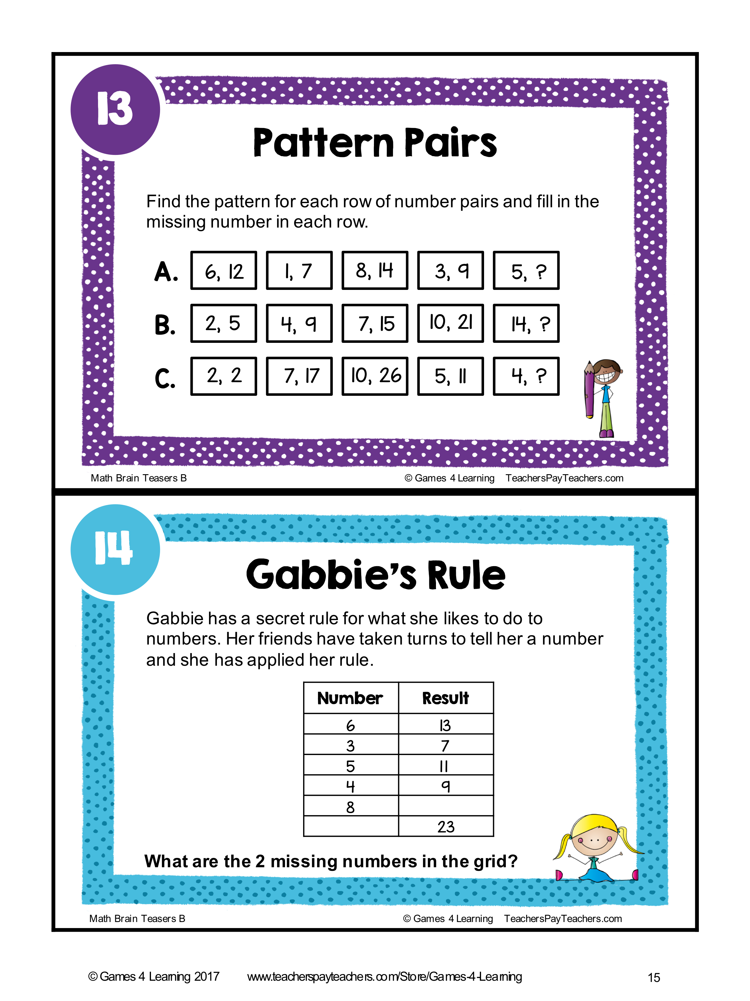 3rd Grade Math Brain Teasers Worksheets Alphabet Worksheets