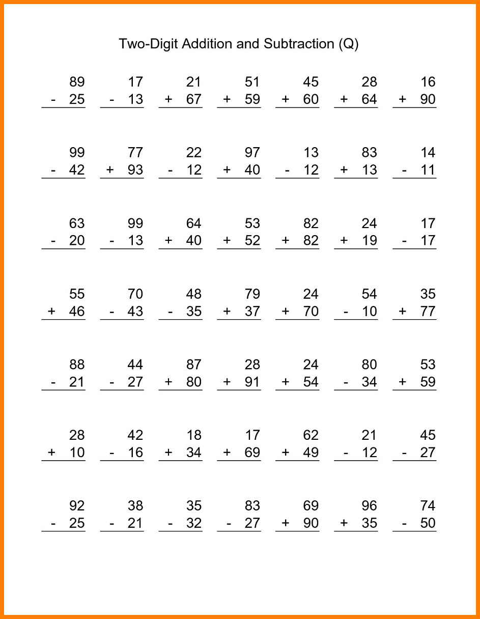 3rd Grade Math Worksheets Pdf