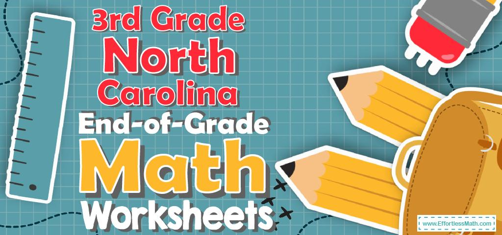 3rd Grade North Carolina End of Grade Math Worksheets FREE Printable