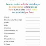 3rd Grade Spanish Worksheets Unique Spanish Greetings Matching English