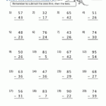 3rd Grade Subtraction Worksheets With Regrouping Youtube Lottie Sheets