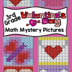 3rd Grade Valentine s Day Math Activities Color By Number Math Mystery